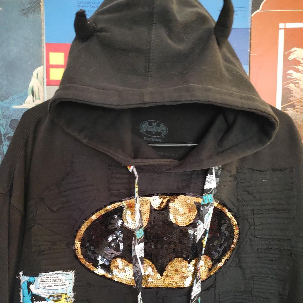 Batman hoodie 2025 with ears