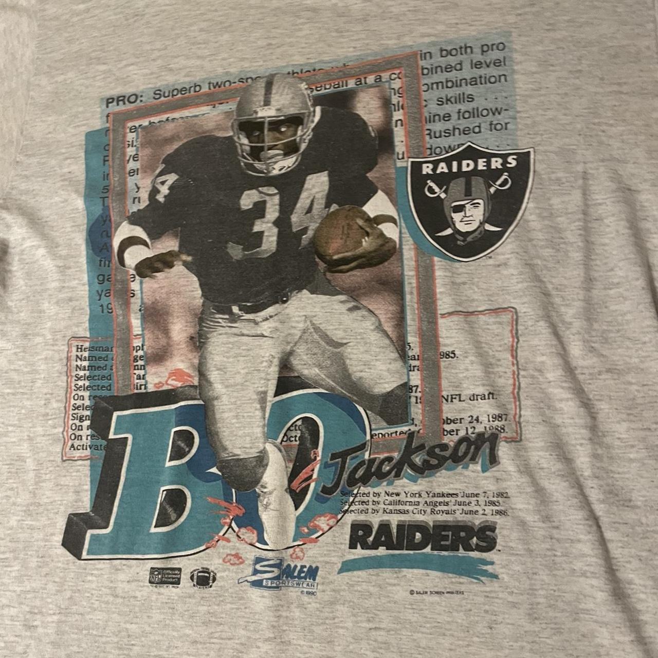 Salem Sportswear NFL Los Angeles Raiders Bo Jackson