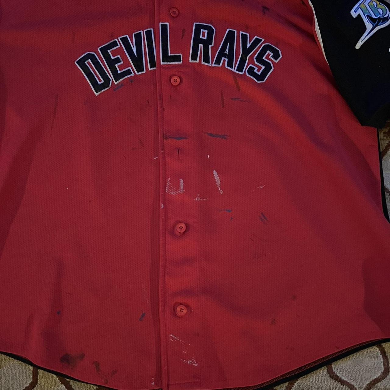 90s Starter Mens 2XL Tampa Bay Devil Rays Baseball Jersey 