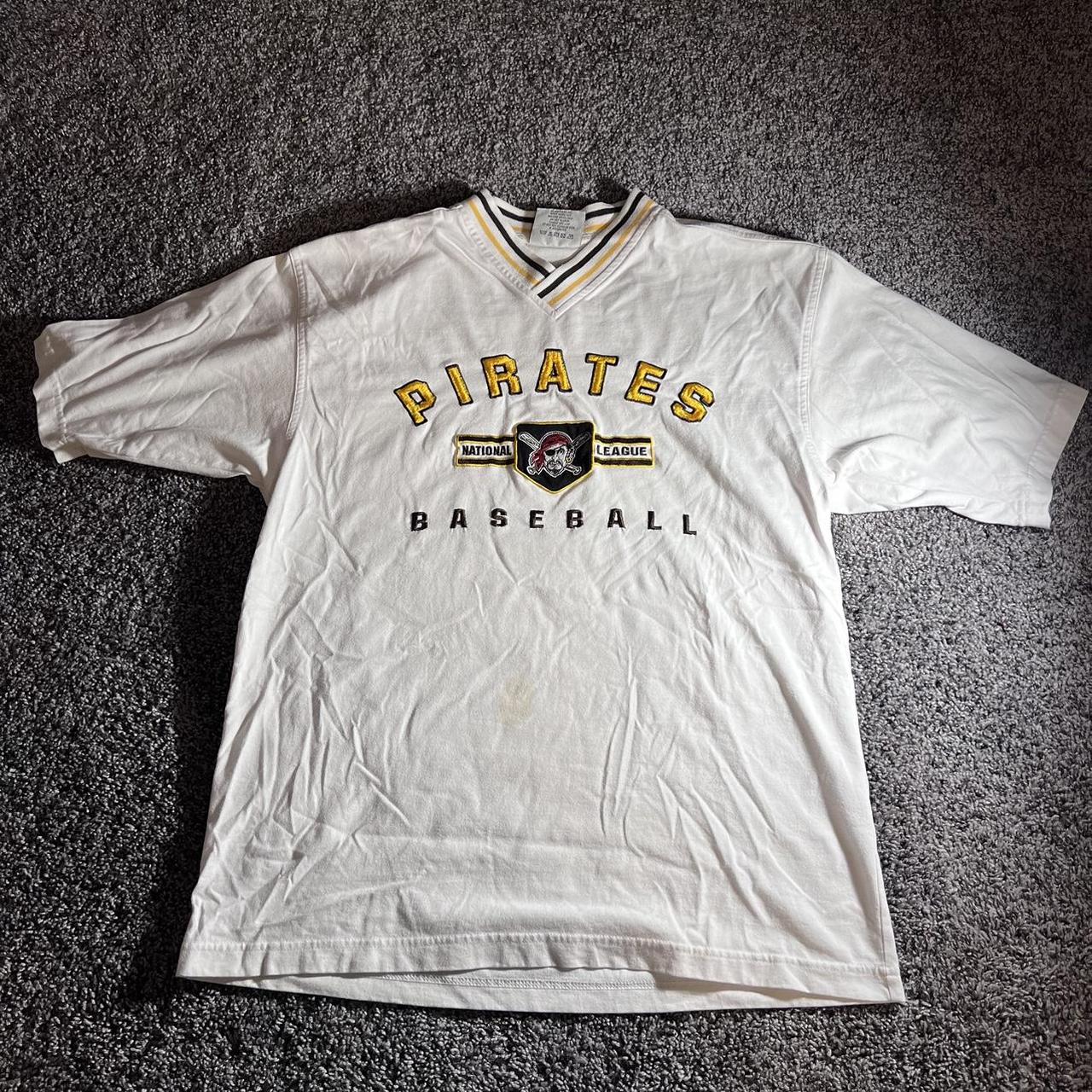 Pittsburgh Pirates over shirt Black /yellow Size - Depop