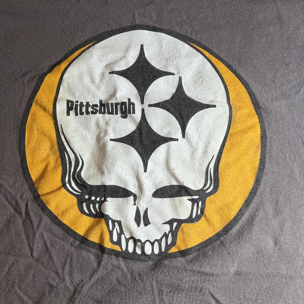 Grateful Dead Steelers tee. Blank back #steelers - Depop