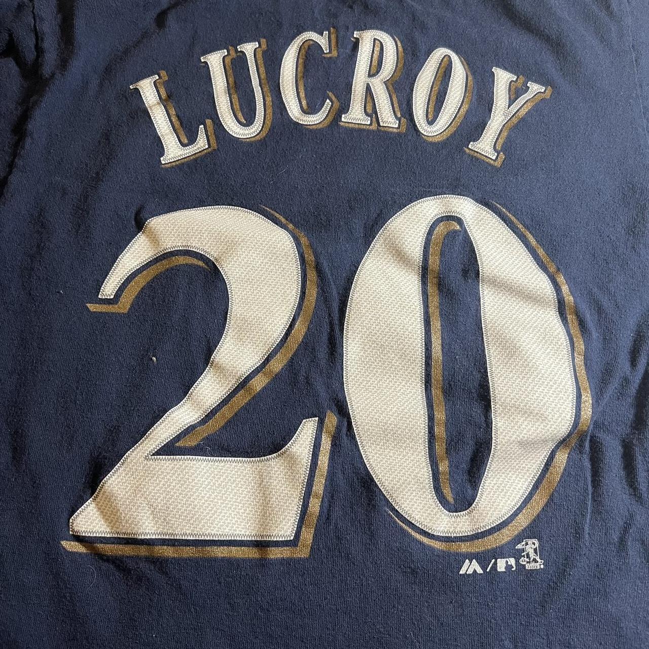 2019-2019 Authentic MLB Milwaukee Brewers Lucroy - Depop