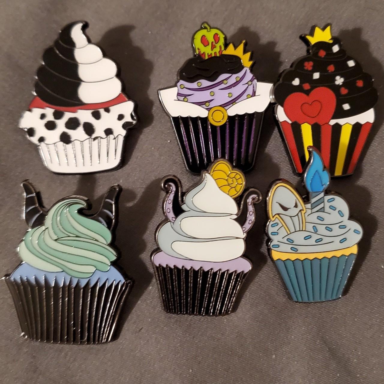 Loungefly Disney Cupcake Pin Full Set Of 6 Disney Depop