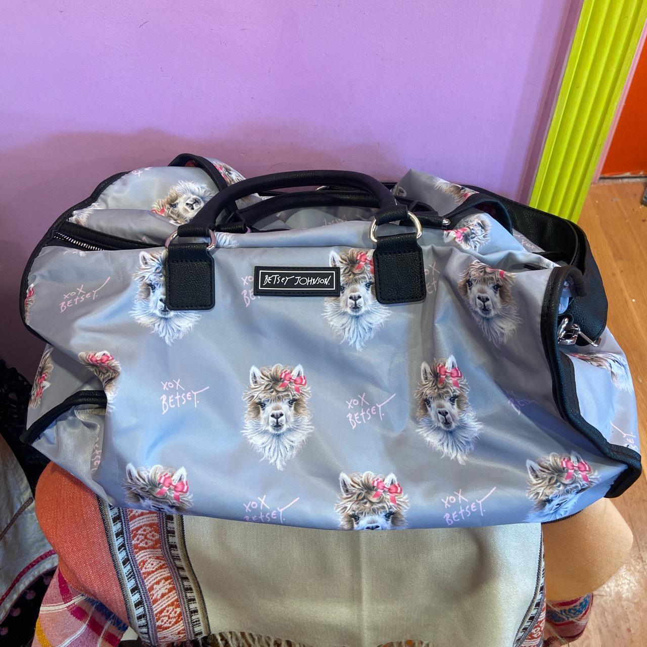 Betsey johnson llama bag sale