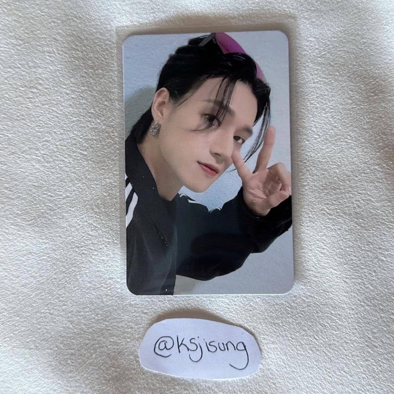 ✧ ateez wooyoung mini record 4.0 outlaw photocard | Depop