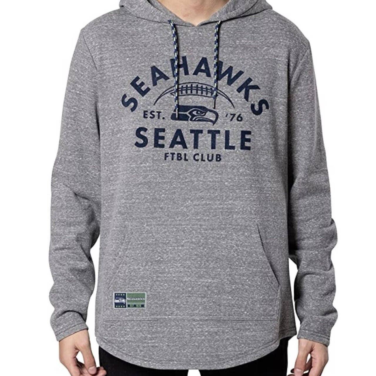 NFL Womens Seattle Seahawks Sweatshirt, Blue, Medium