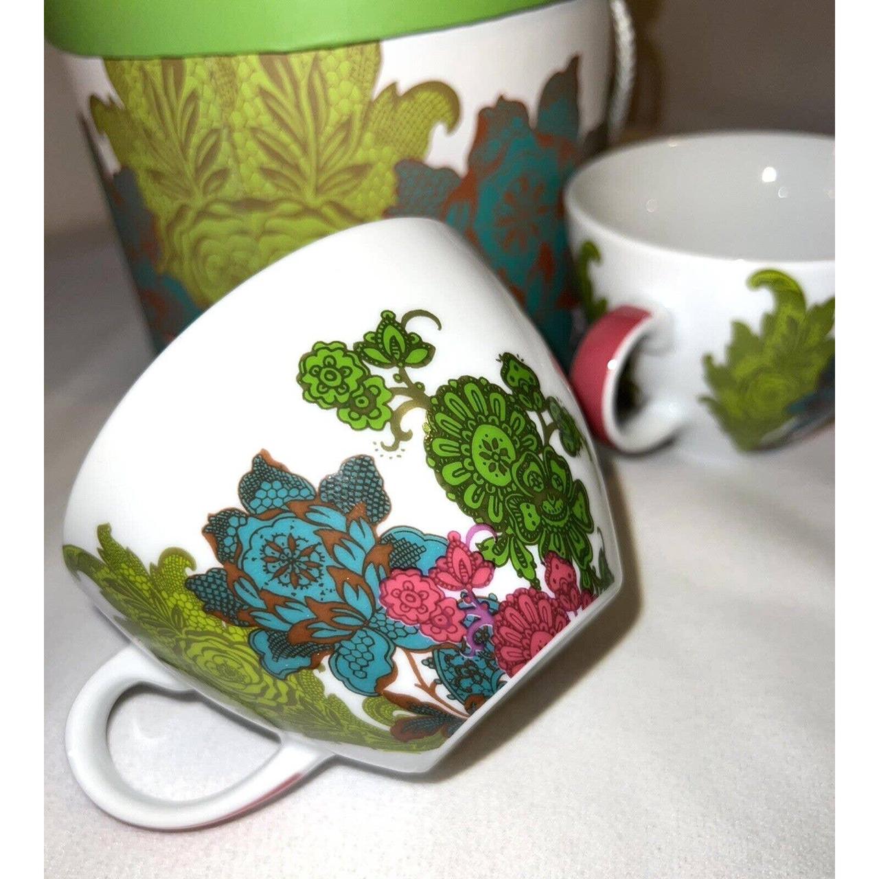 2 Cup & Saucer Dish Set Paula Scaletta Porcelain... Depop