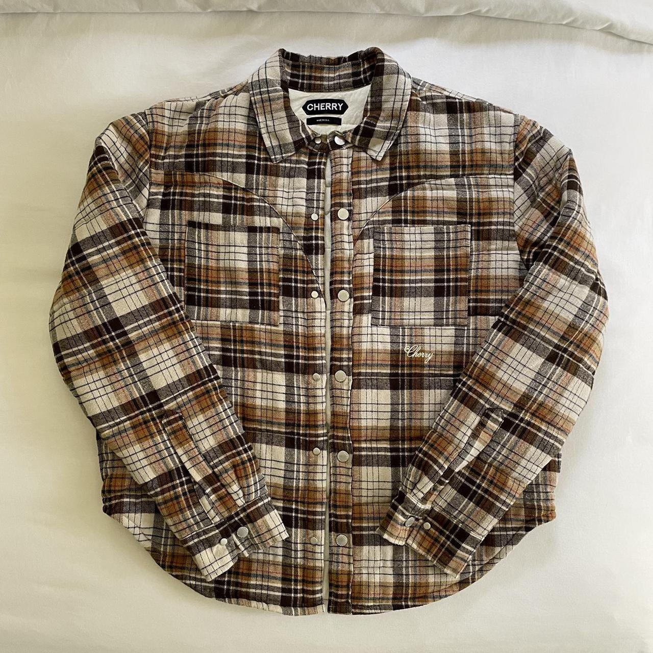 Quilted Flannel Shirt Jacket (Mojave) – CHERRY LA