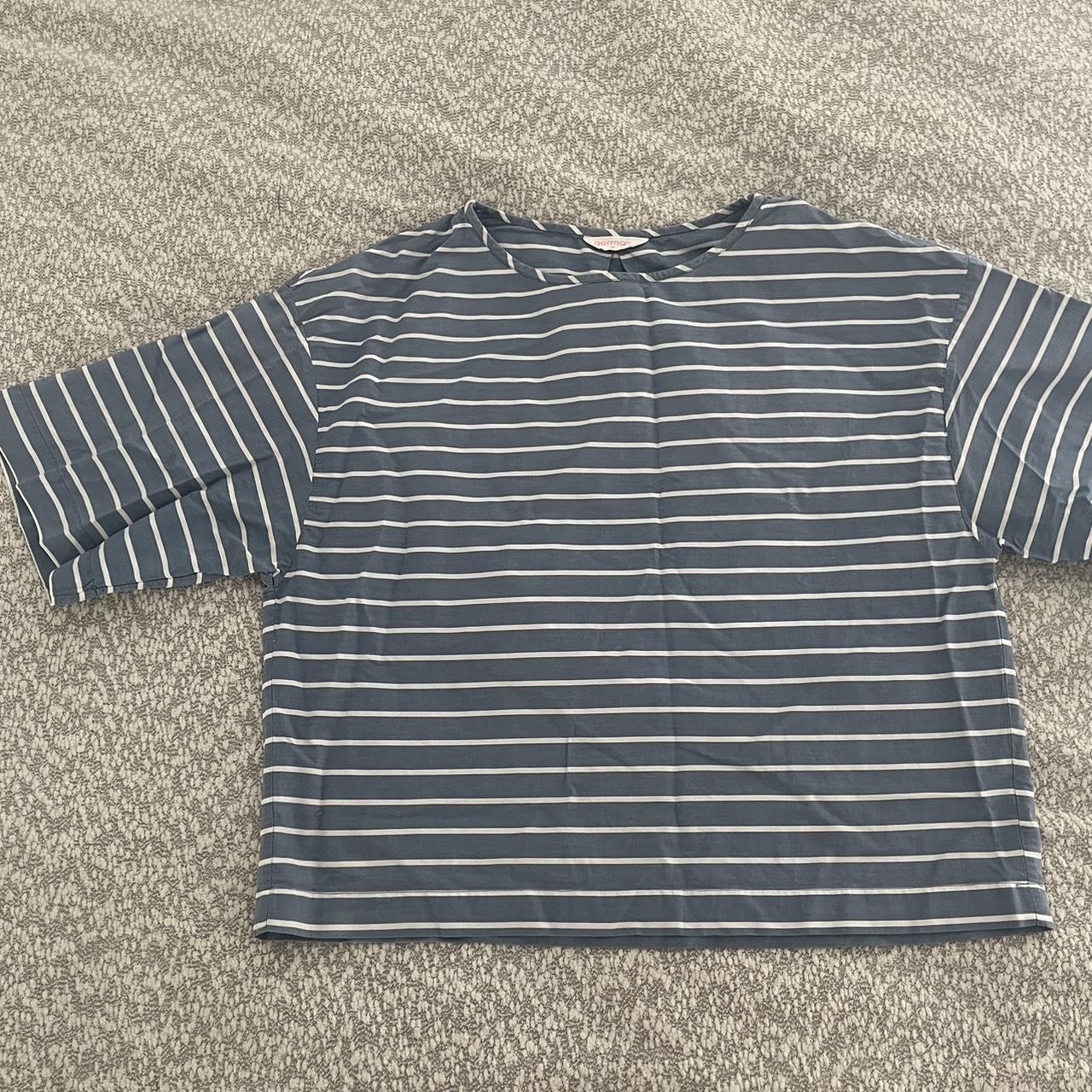 Gorman cropped stripped blouse. Size M - Depop