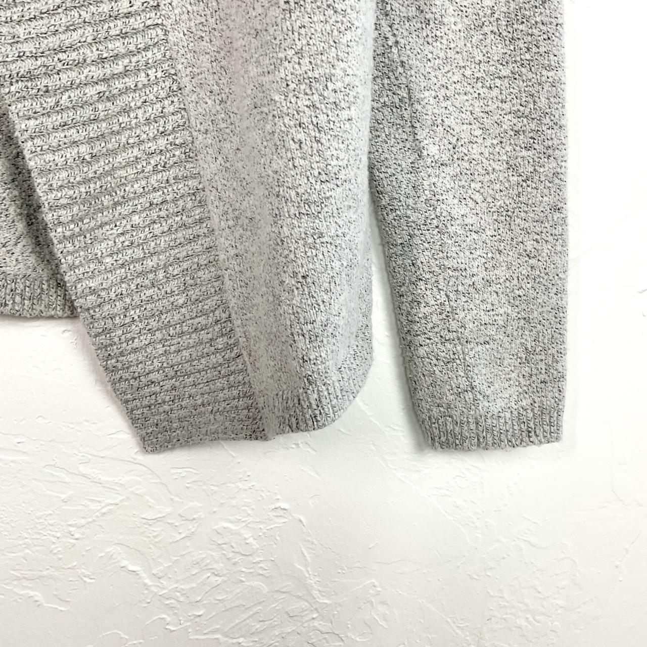 Brandy Melville gray open front cotton blend speckled cardigan sweater, one  size