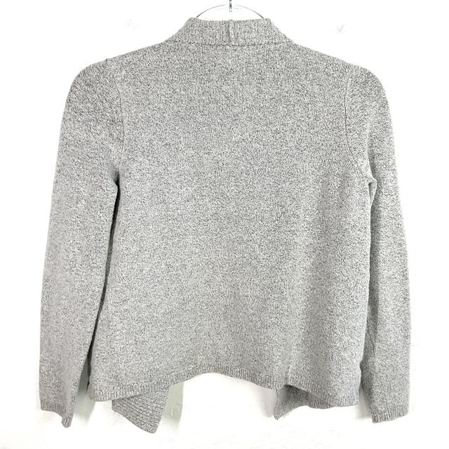 Brandy Melville gray open front cotton blend speckled cardigan sweater, one  size