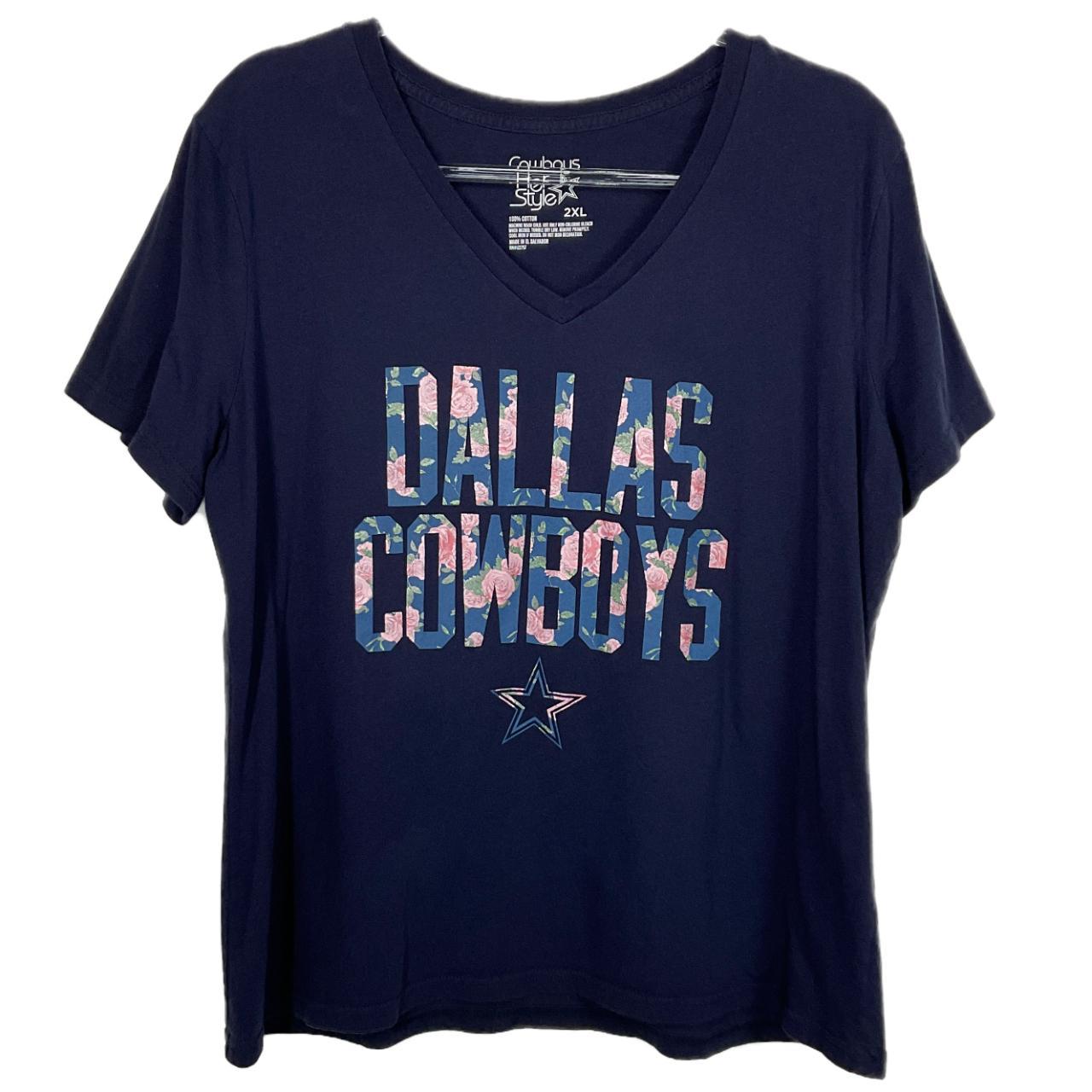 dallas cowboys floral shirt