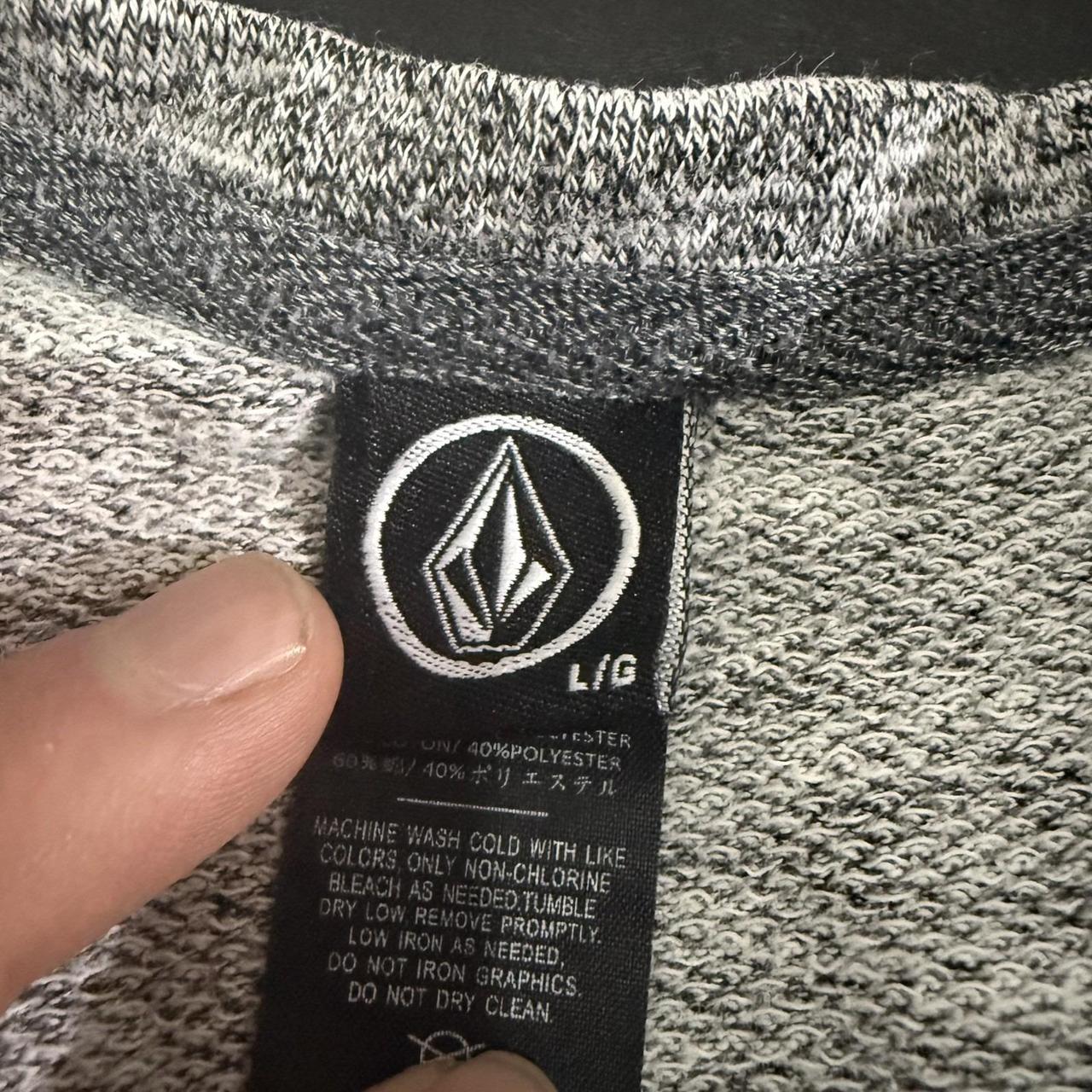 Volcom Men's Sweater - Grey - L – Volcom Solid Kn… - image 3