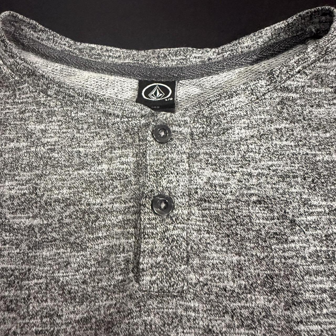 Volcom Men's Sweater - Grey - L – Volcom Solid Kn… - image 5