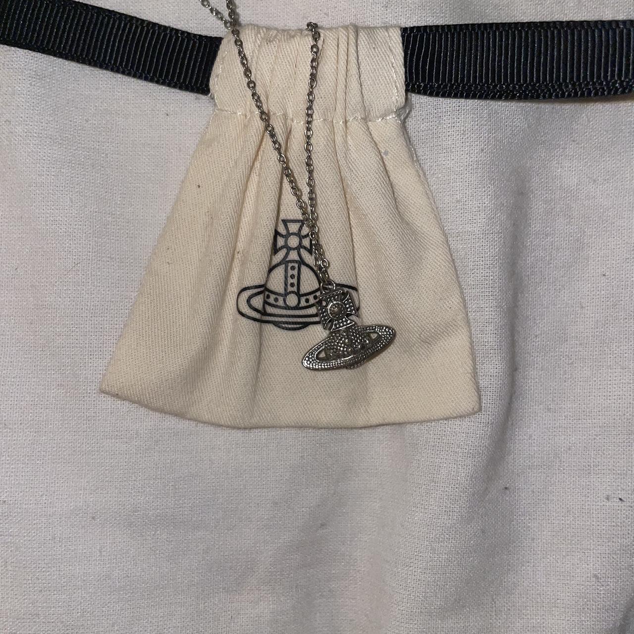 REAL vivienne westwood necklace silver any other... - Depop