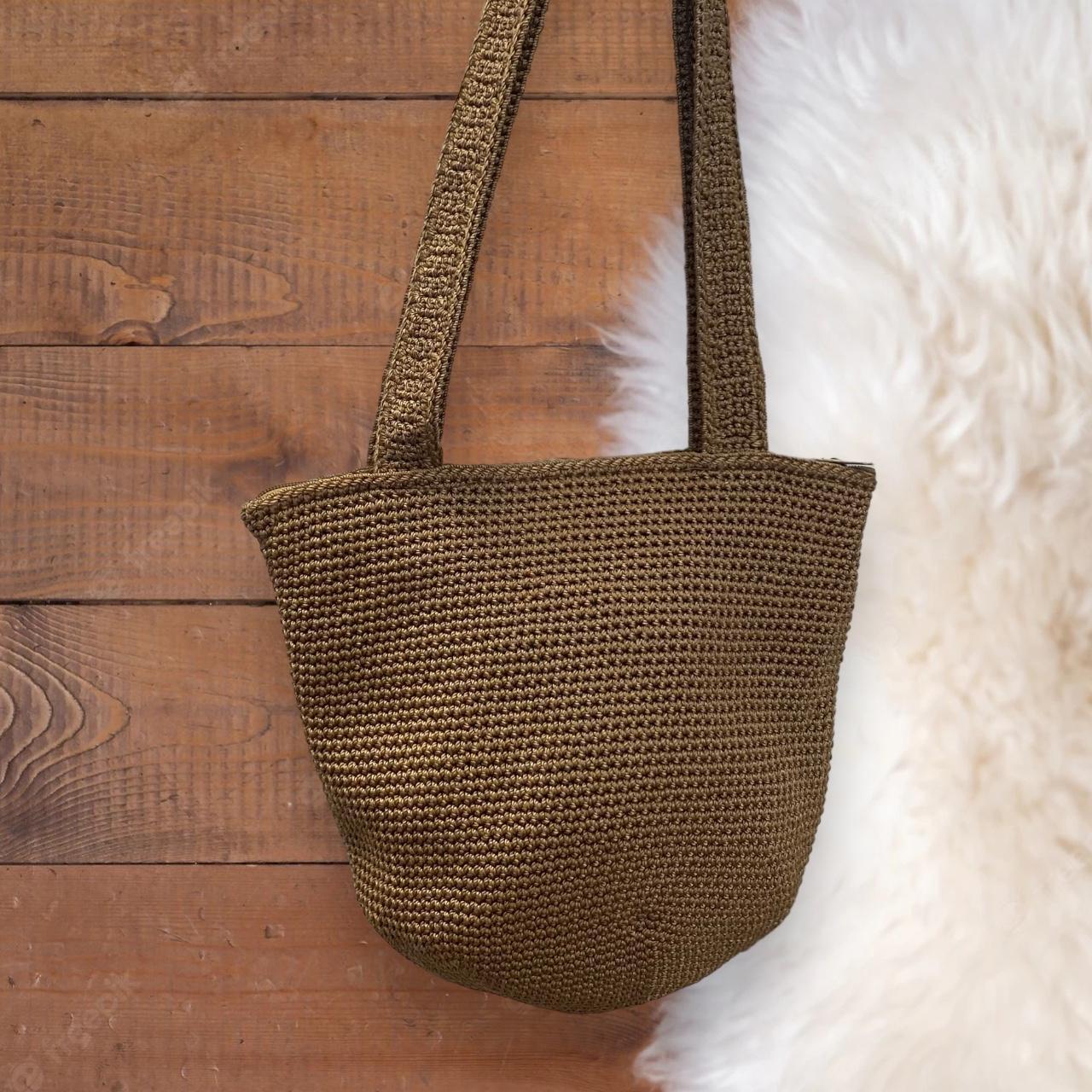 The Sak crochet shoulder bag CROCHETED SHOULDER... Depop