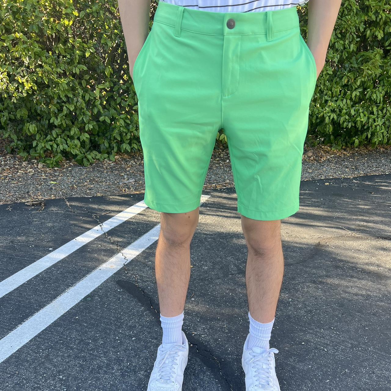 Neon green sale golf shorts