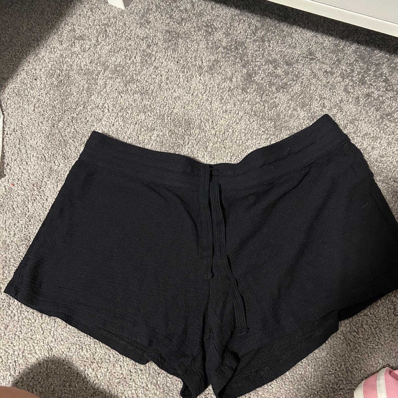 aerie lounge shorts black Depop