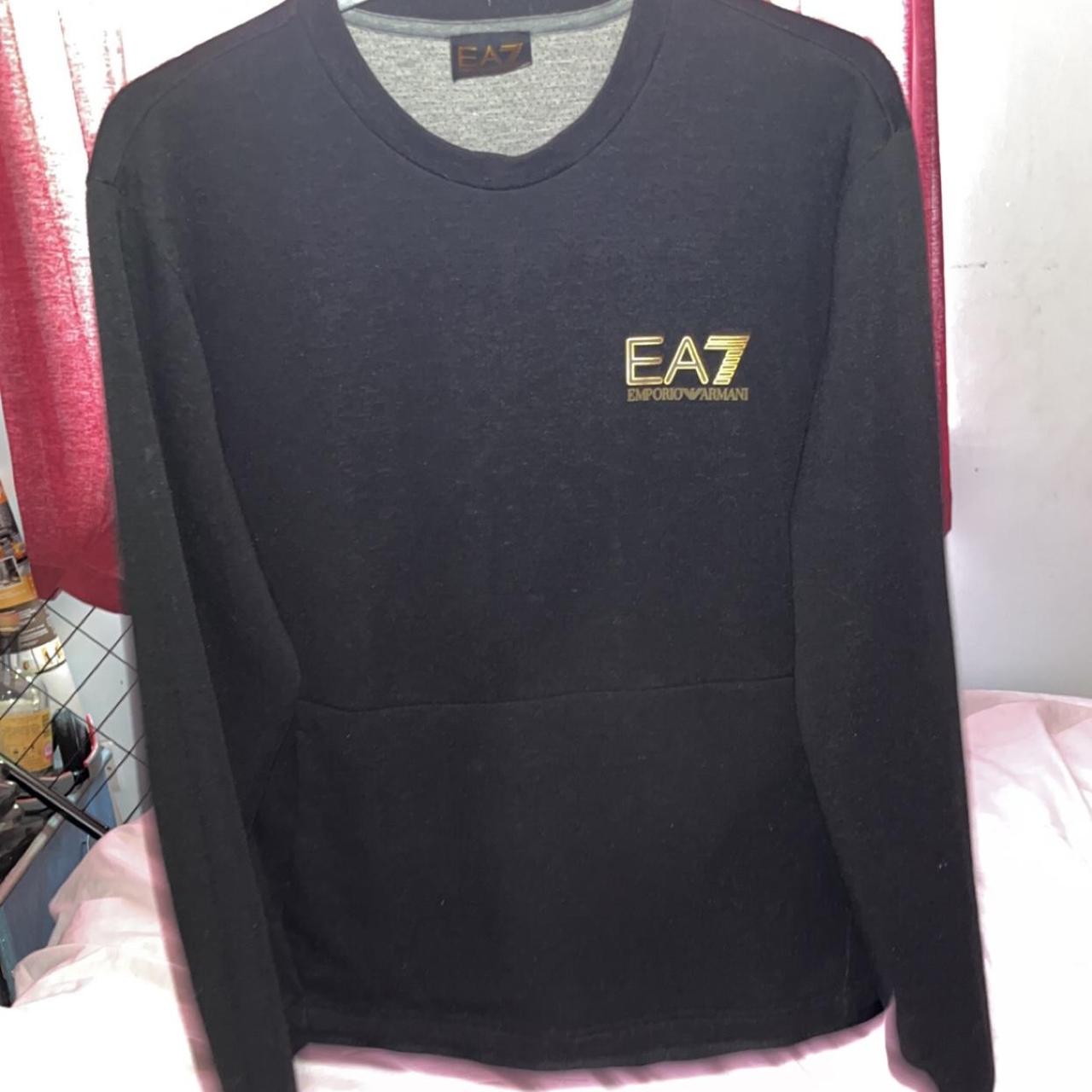 Ea7 black outlet jumper