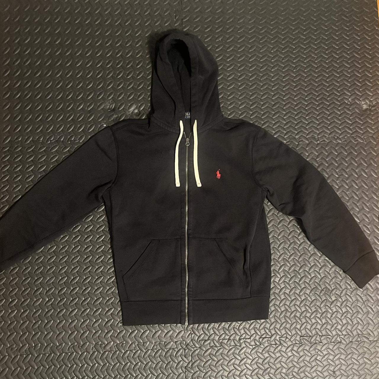 Polo Ralph Lauren Zip-Up Fleece Hoodie Size S - Depop