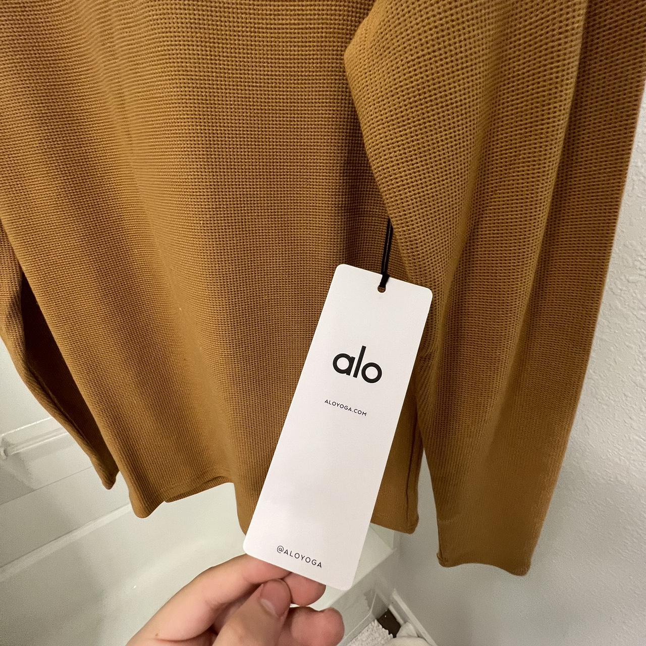 Alo Shirt Waffle Texture Brand New Never Worn Size... Depop