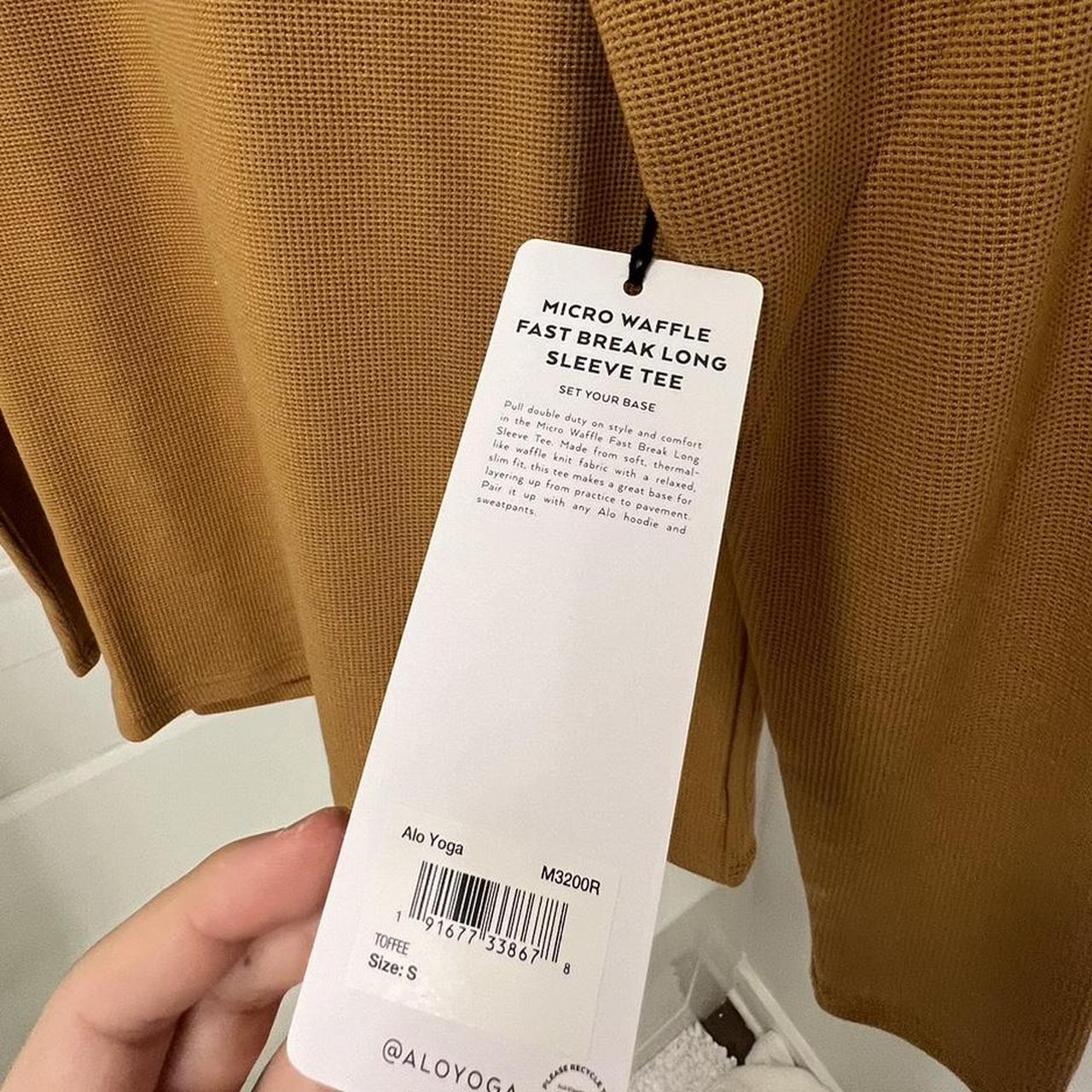 Alo Shirt Waffle Texture Brand New Never Worn Size... Depop