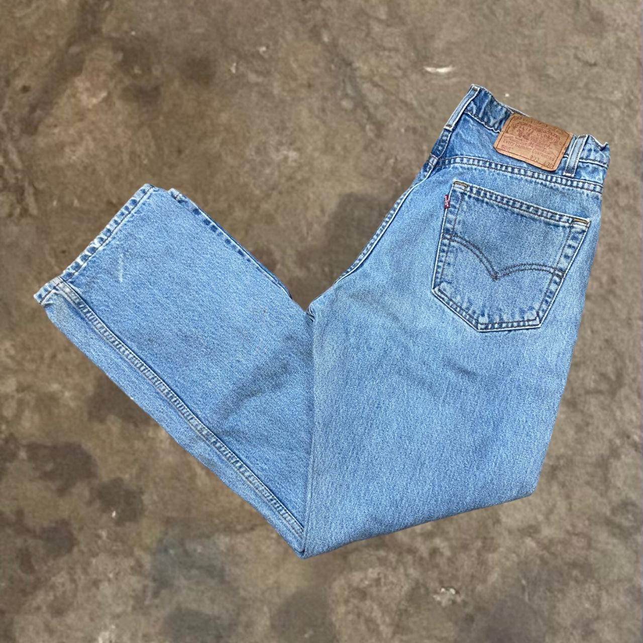 Vintage Regular Fit Straight Leg Levi’s Jeans 505s... - Depop
