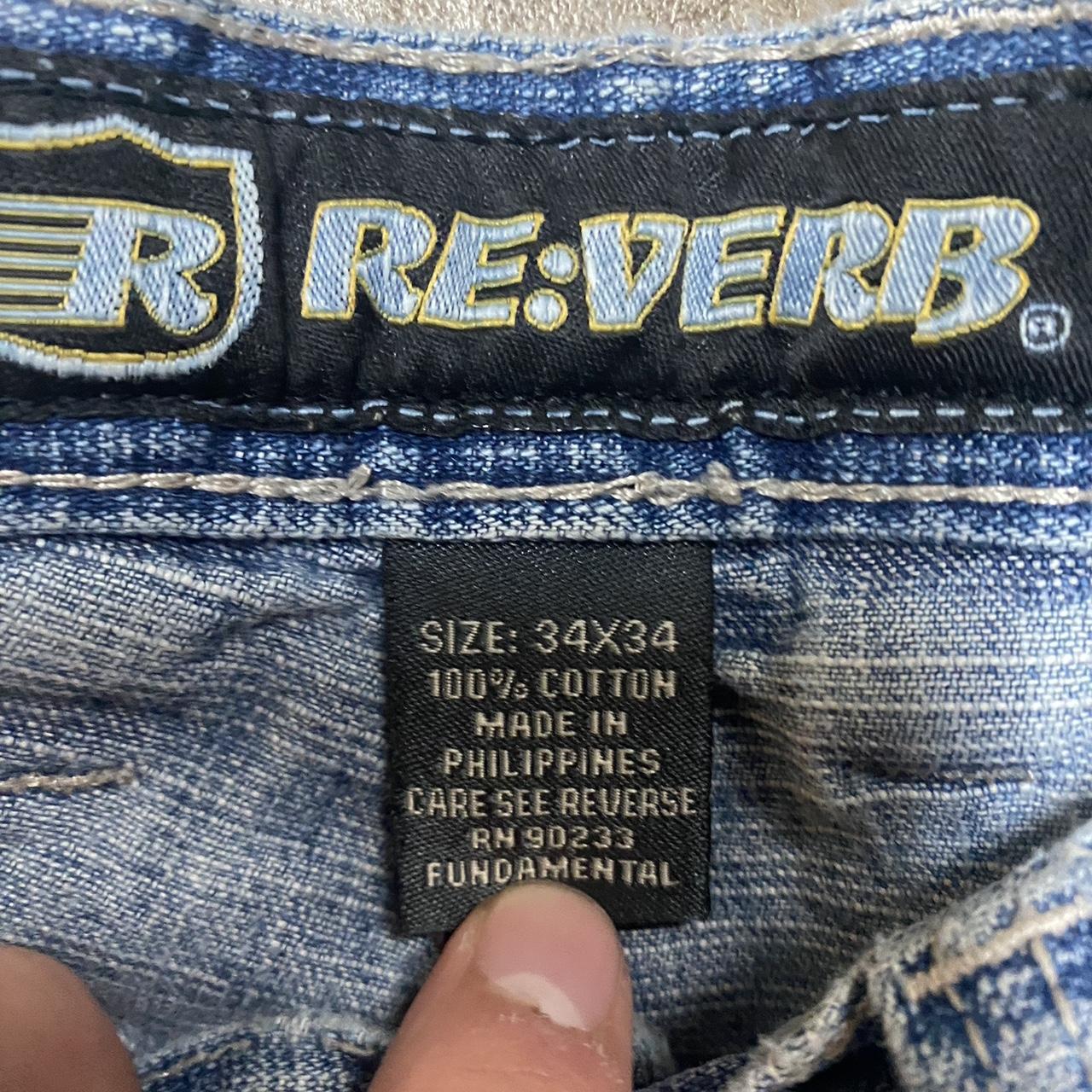 Y2K 2000s JNCO Like Reverb Baggy Skater Jeans... - Depop