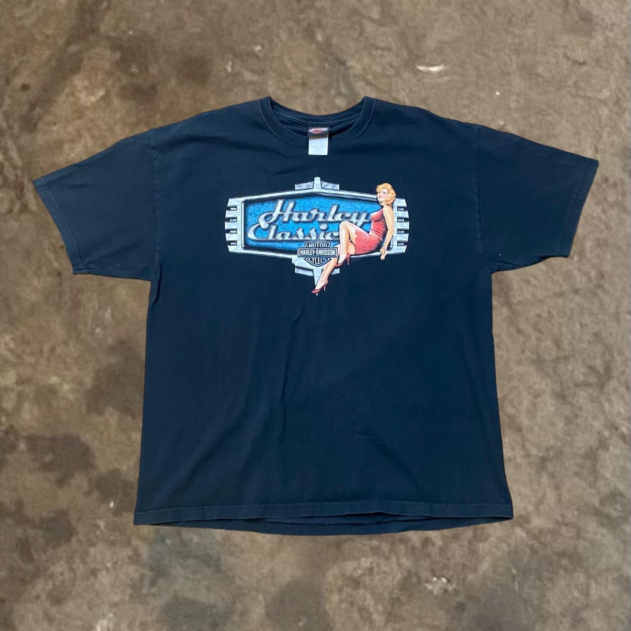 Harley Davidson Erie Pennsylvania Biker Tee... - Depop