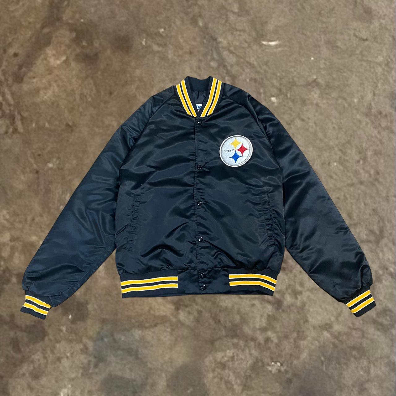 Pittsburgh Steelers nfl jacket Size m Good - Depop