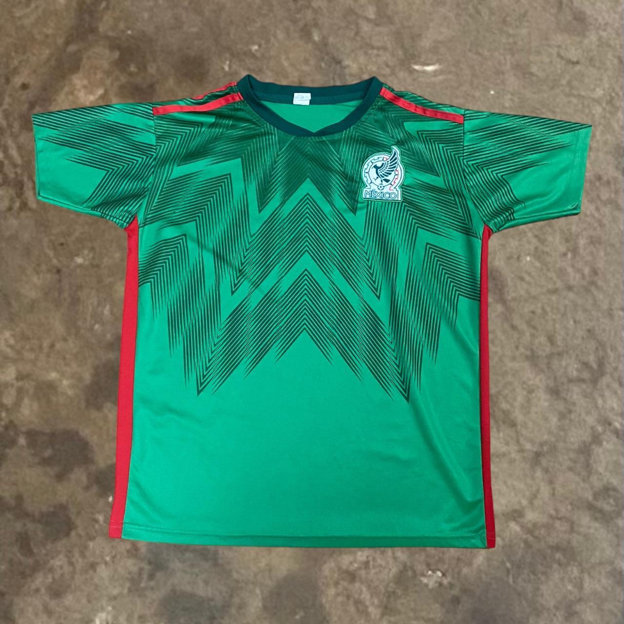 Blank 2010 Team Mexico Soccer Jersey Tagged As A M... - Depop