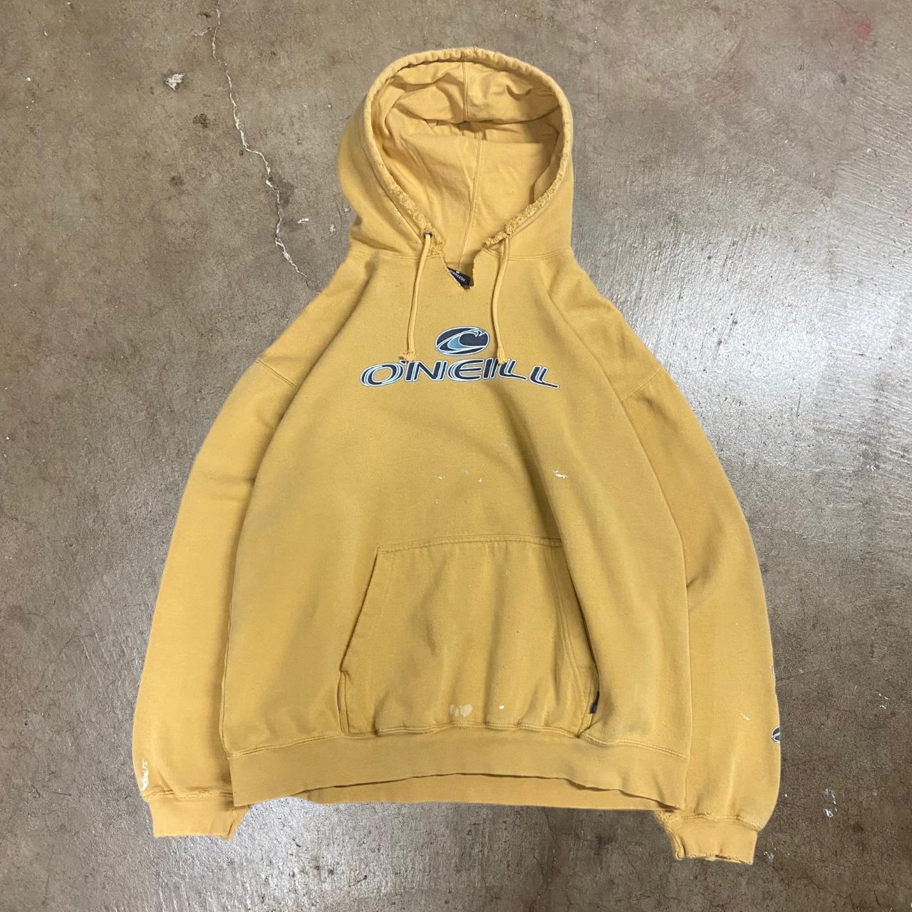 Vintage Y2K 2000s O’NEIL Surf Pullover Hoodie Paint... - Depop