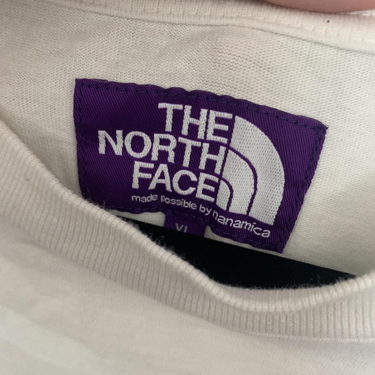 The North Face Purple Label Men's White and Purple T-shirt (2)