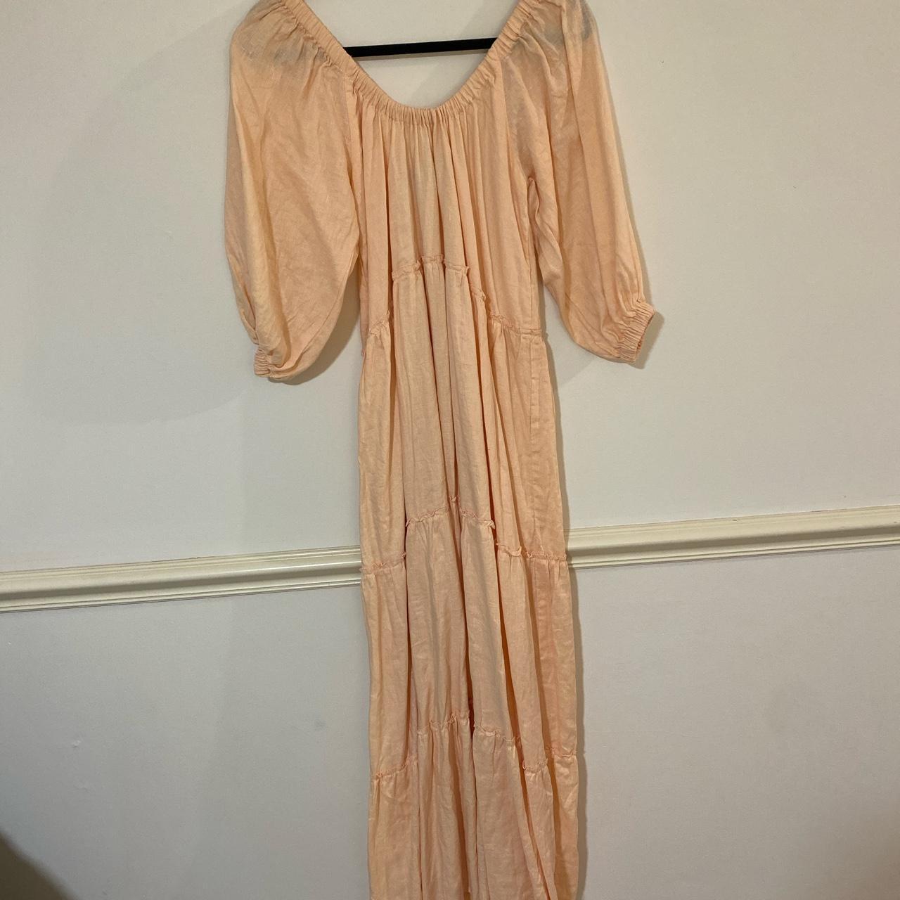 Maxi dress outlet with elastic top