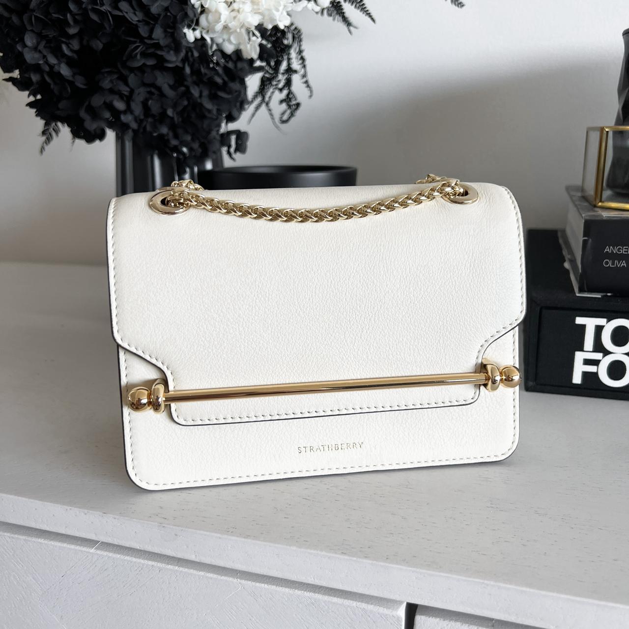 Strathberry East West Mini Bag Vanilla Depop