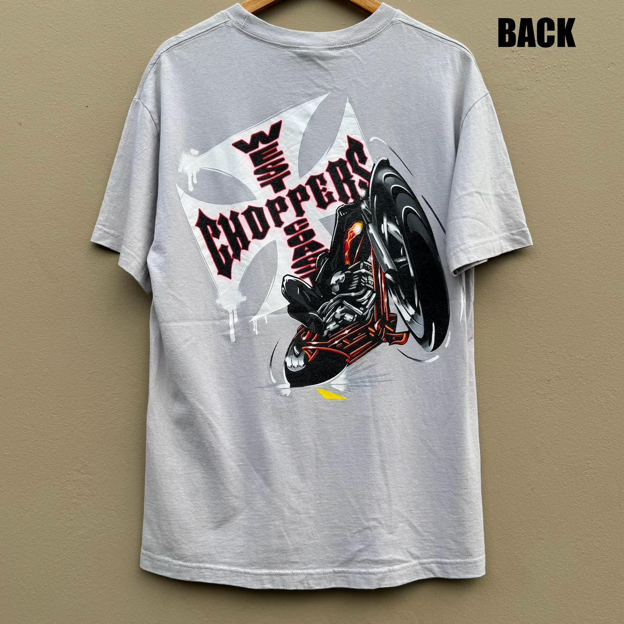 Vintage west coast choppers tee Size : L 21*29 * | Depop