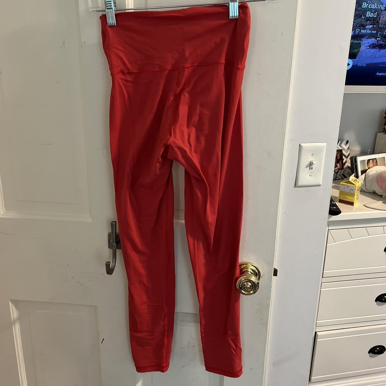 Red Aerie Leggings Depop