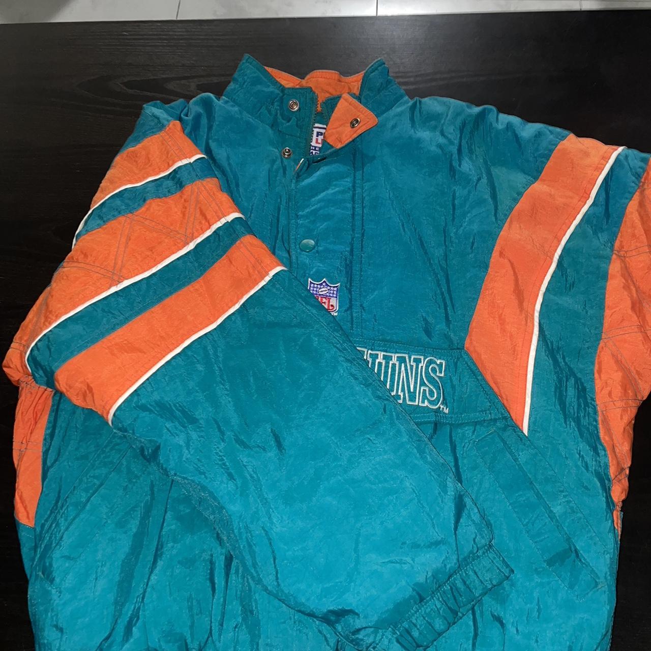 •Starter Vintage Original Dolphins jacket •Verified... - Depop