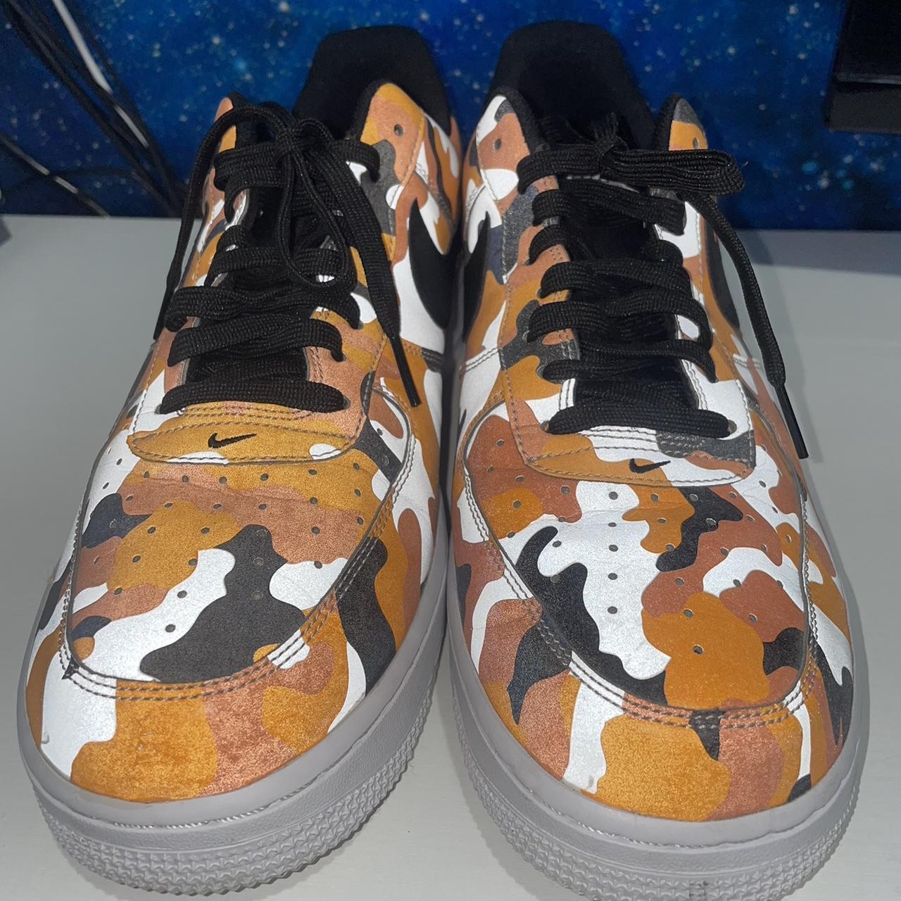 orange camo air forces
