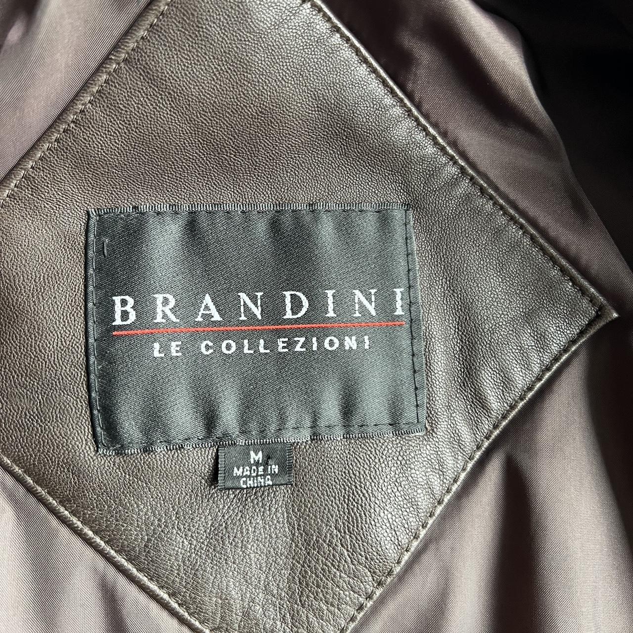 Brandini le collezioni leather on sale jacket