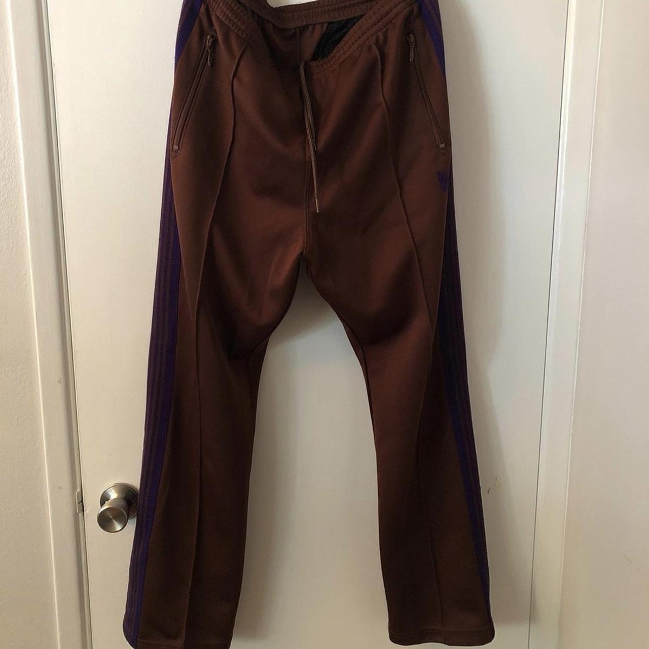 Needles Men's Brown and Purple Joggers-tracksuits