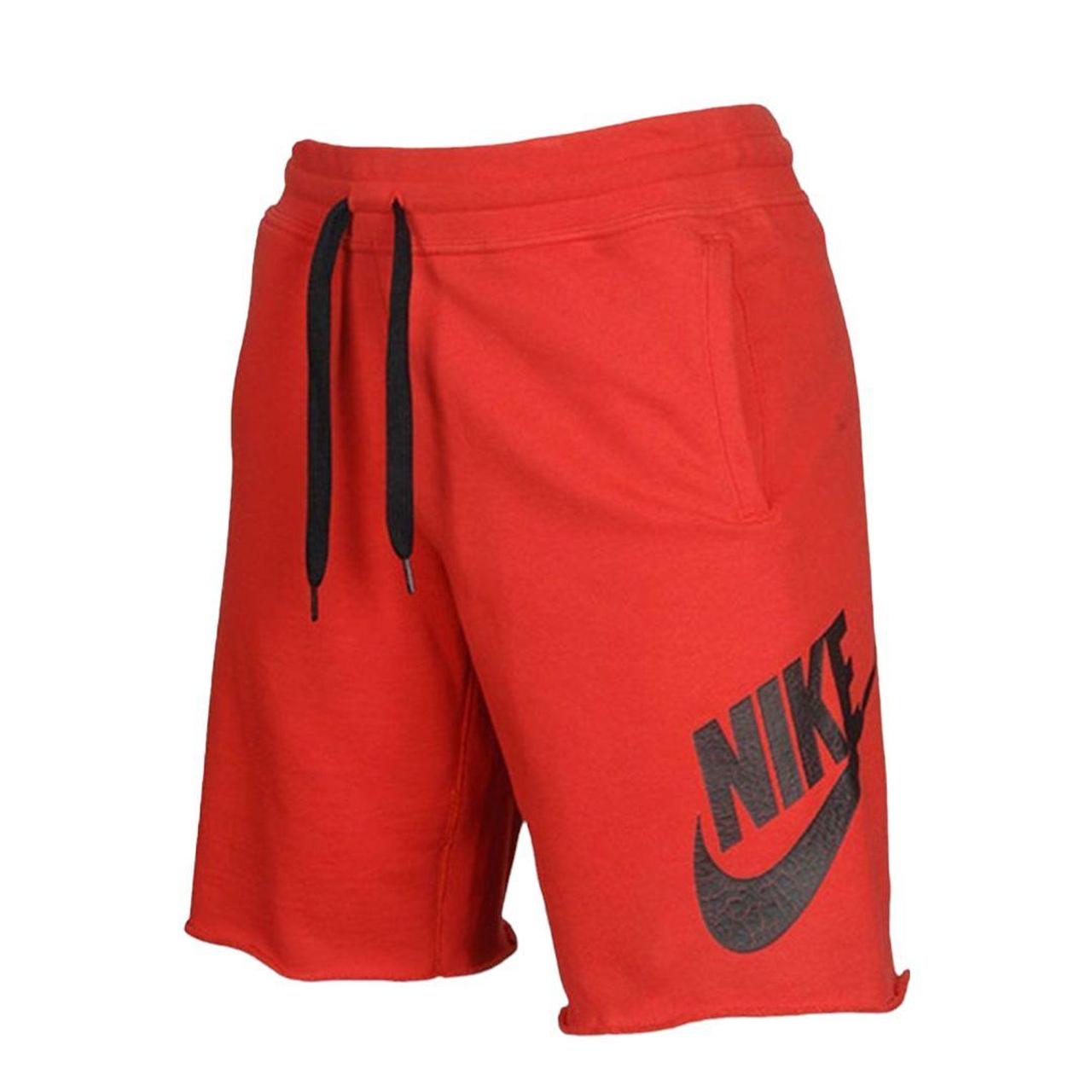 Nike Men's Red and Black Shorts | Depop