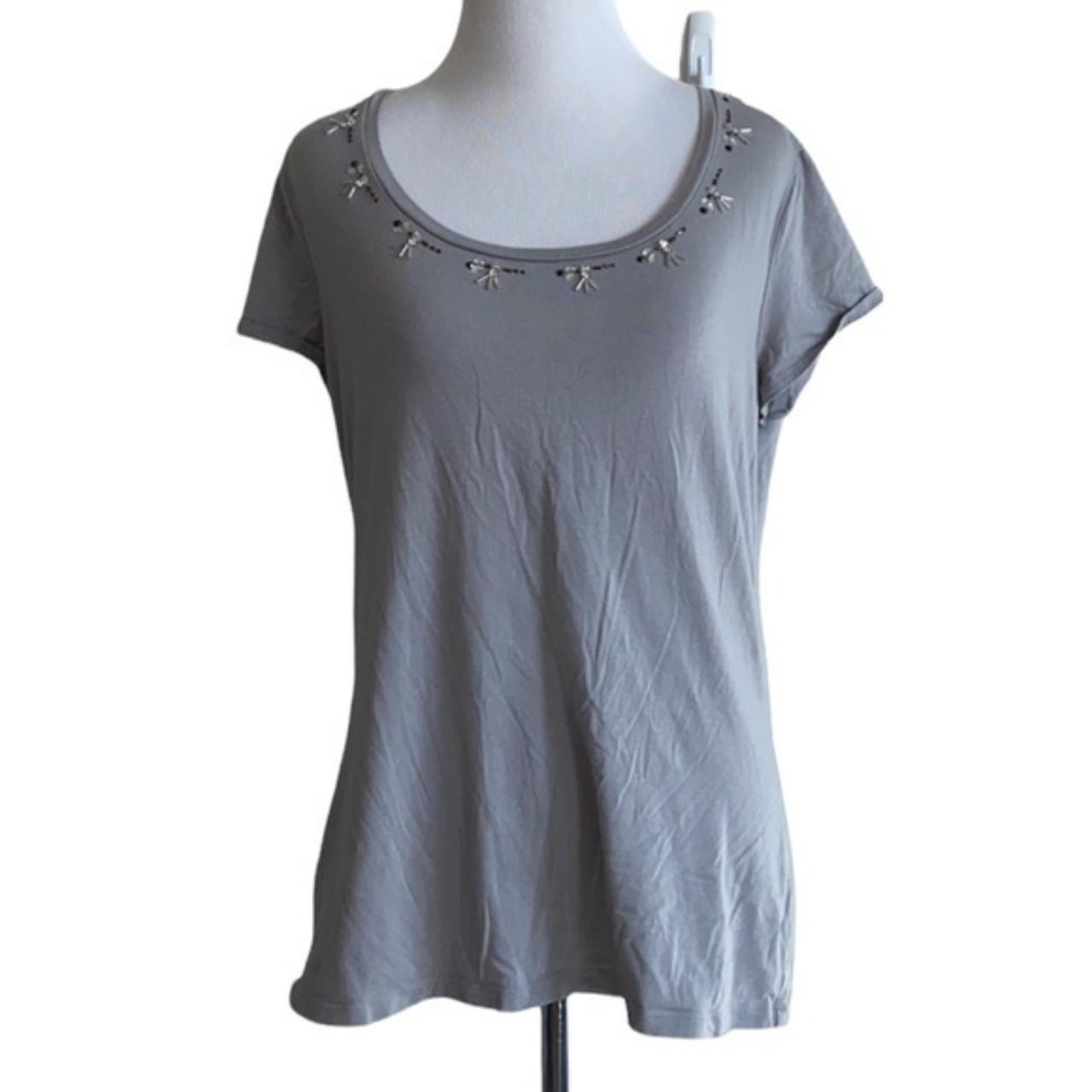 ann taylor scoop neck tee