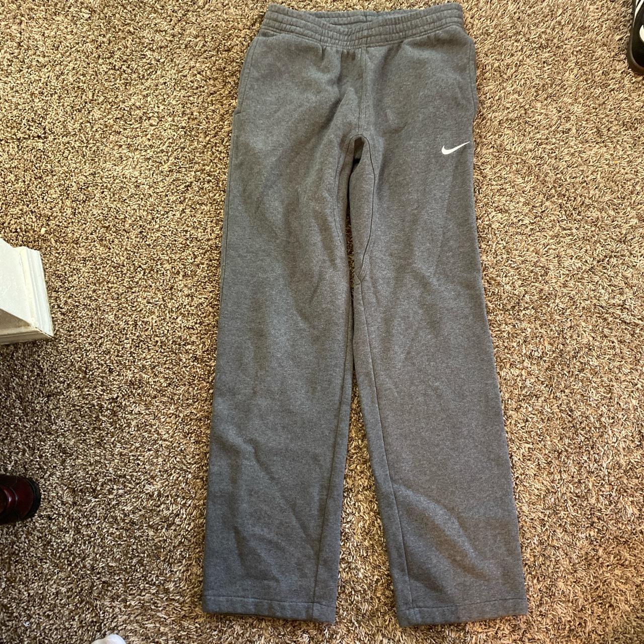 Dark gray nike sweatpants Size small sweatpants... Depop
