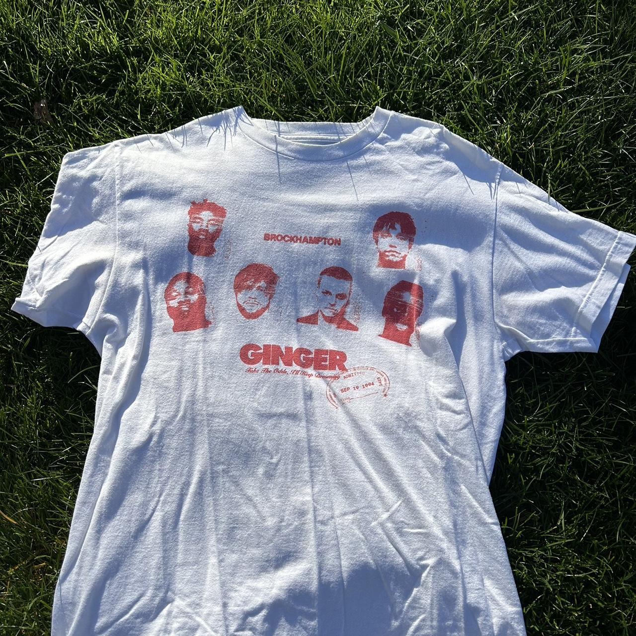 Brockhampton, Ginger Band Photo Tee #brockhampton - Depop