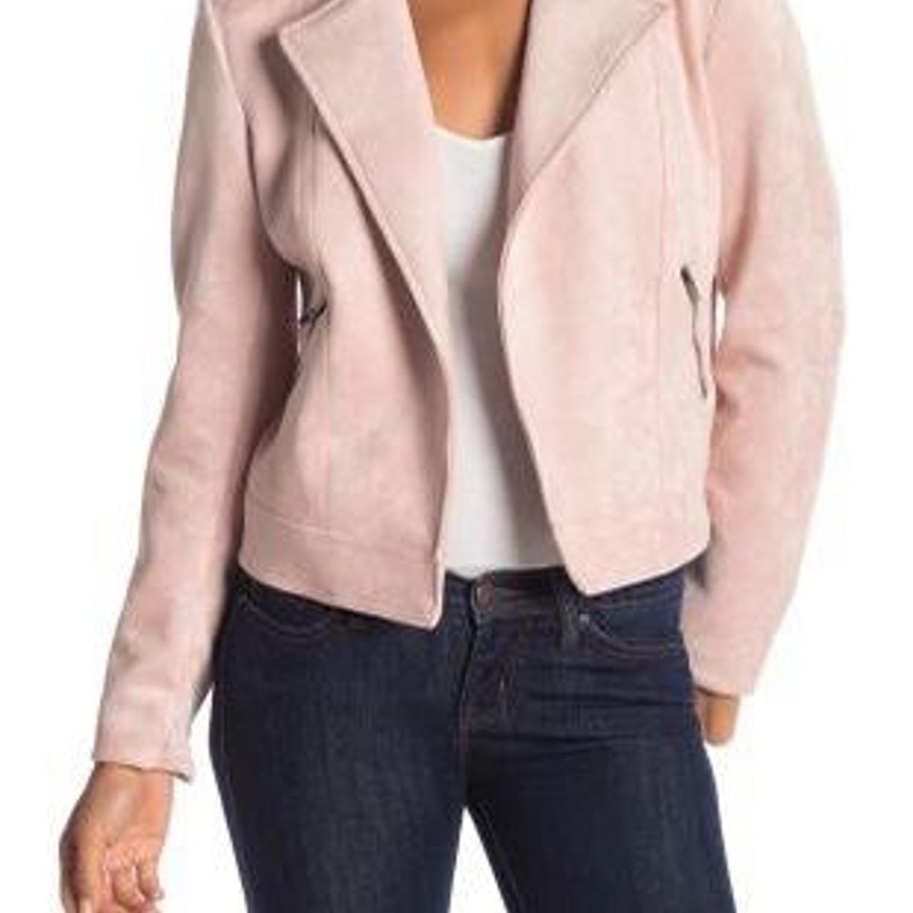 Philosophy apparel faux suede moto jacket best sale