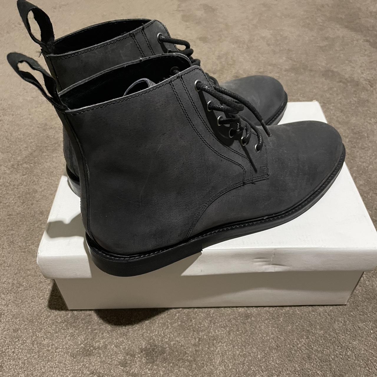 Mens size 11 matte black boot (better suited to size... Depop