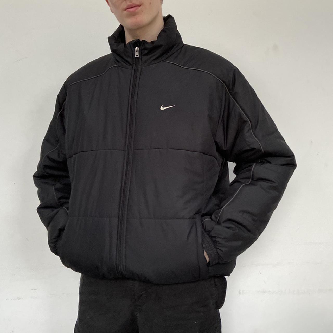 mens black nike puffer coat