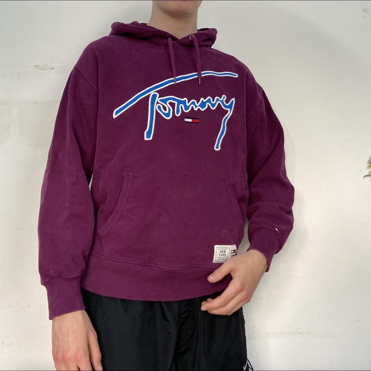 Tommy hilfiger hot sale purple hoodie