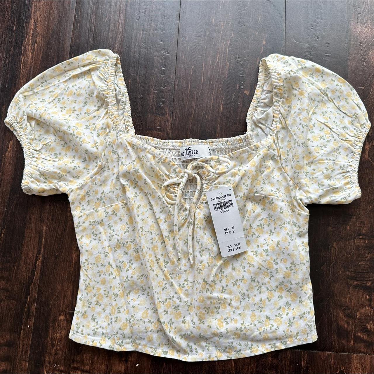 Hollister floral babydoll - Depop